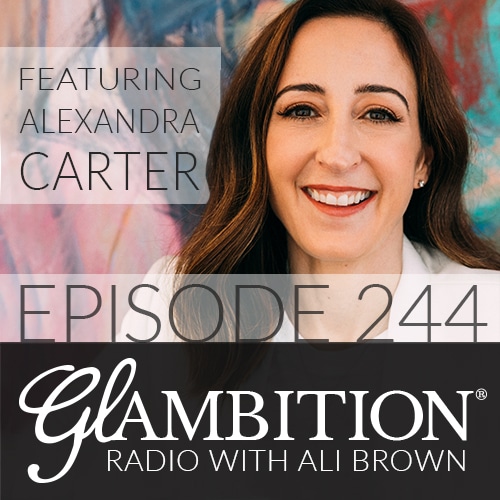Alexandra Carter on Glambition Radio with Ali Brown