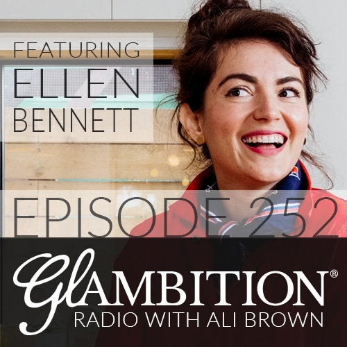 Ellen Bennett on Glambition Radio with Ali Brown